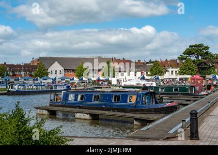 Stratford Marina, Stratford-Upon-Avon, Warwickshire, England Stockfoto