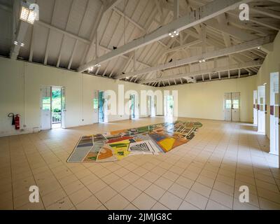 Kolonialvilla Mon Plaisir, Botanischer Garten Pamplemousses, Mauritius, Afrika Stockfoto