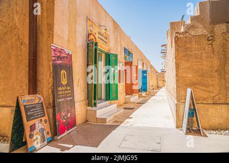 Al Wakrah Souq befindet sich in der Nähe der Qatar Stadien 2022 für die FIFA Fußball-Weltmeisterschaft Stockfoto