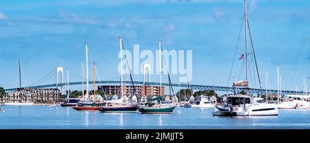 Szenen um newport rhode Island Stockfoto