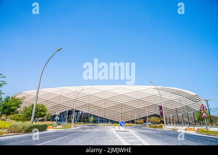 Das Education City Stadium wird in Katar Spiele für die FIFA Fußball-Weltmeisterschaft 2022 veranstalten Stockfoto