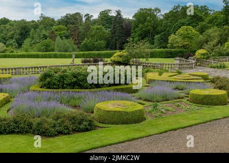 The Gardens at Mellerstain House, Gordon, The Borders, Schottland Stockfoto