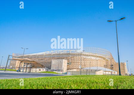 Das Ahmad bin Ali Stadium wird in Katar Spiele für die FIFA-Weltmeisterschaft 2022 veranstalten Stockfoto