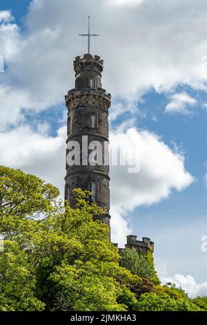 Nelson Monument, Calton Hill, Edinburgh, Mid-Lothian, Schottland Stockfoto