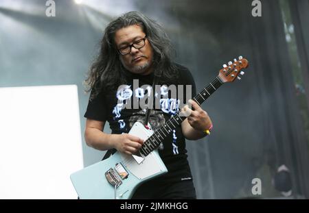 Best Coast - Bobb Bruno tritt während des Outside Lands Music and Arts Festival 2022 im Golden Gate Park am 05. August 2022 in San Francisco, Kalifornien, auf. Foto: Christopher Victorio/imageSPACE Credit: Imagespace/Alamy Live News Stockfoto