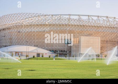 Das Ahmad bin Ali Stadium wird in Katar Spiele für die FIFA-Weltmeisterschaft 2022 veranstalten Stockfoto