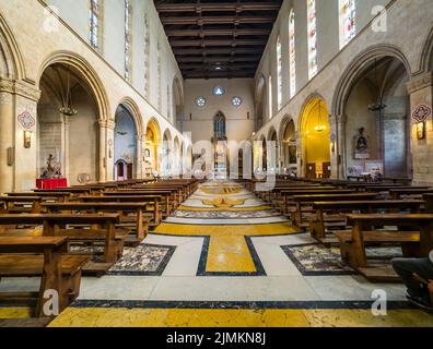 Die Kirche Kirche Jesu des Erlösers und St. Ludwig von Anjou an der Piazza del GesÃ¹ Nuovo Stockfoto