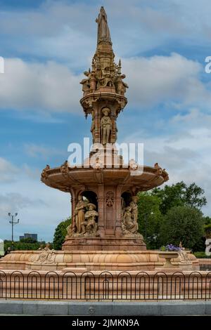 Doulton Fountain, Glasgow Green, Glasgow, Schottland Stockfoto