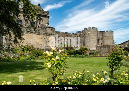 Queen Anne's Garden in Stirling Castle, Stirling, Central Lowlands, Schottland Stockfoto