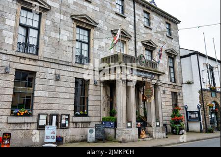 Beaumaris, Großbritannien - 8. Juli 2022: Das Bulkeley Hotel in Beaumaris auf der Insel Anglesey Wales Stockfoto