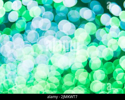 Abstrakt Unschärfe grün blau Ton Bokeh auf Natur Unschärfe Natur Kunst Hintergrund Stockfoto