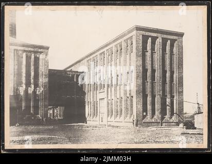 Poelzig Hans (1869-1936), Annadrube. Transformatorenhaus (ca. 1914): Aussicht. Foto auf Karton, 111,2 x 152,8 cm (einschließlich Scankanten) Stockfoto