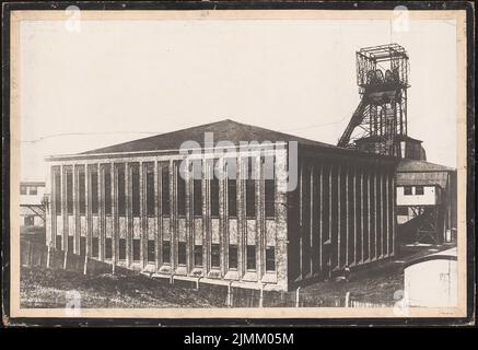 Poelzig Hans (1869-1936), Annadrube. Maschinenhaus: Aussicht. Foto auf Karton, 109,00 x 159,00 cm (inklusive Scankante). Stockfoto