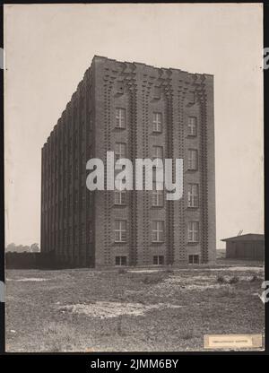 Poelzig Hans (1869-1936), Gebr. Meyer in Hannover-Vinnhorst. Verwaltungsgebäude (1923): Aussicht. Foto auf Karton, 60,5 x 45,9 cm (einschließlich Scankanten) Stockfoto