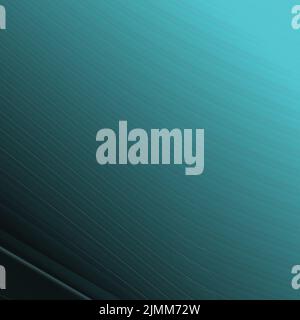 Blauer Verlaufshintergrund mit geschwungener Linienstruktur. Stockfoto