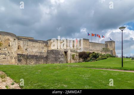 Chateau de Caen, Frankreich Stockfoto