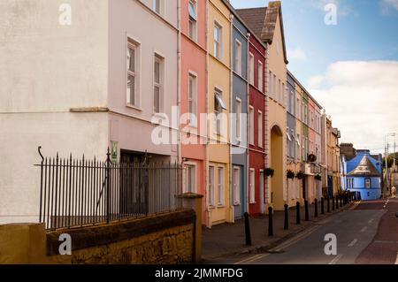 Konisches Dach in der Seefahrt Cobh, Irland. Stockfoto