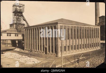 Poelzig Hans (1869-1936), Annadrube. Maschinenhaus (ca. 1914): Außenansicht. Foto auf Papier, 13,9 x 21,6 cm (einschließlich Scankanten) Stockfoto