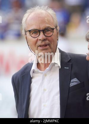 Duisburg, Deutschland. 05. Aug, 2022. firo : 05.08.2022, Fußball, Fußball, 3. Liga, 3. Bundesliga, Saison 2022/2023, MSV Duisburg - RW Essen 2: 2 Bernhard Dietz, Portrait, MSV/dpa/Alamy Live News Stockfoto