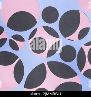 Nahtlose geometrische Formen Papier Hintergrund Stockfoto