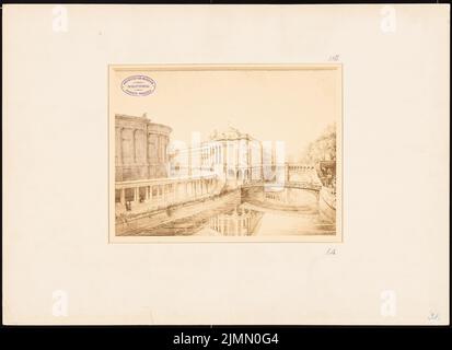 Orth August (1828-1901), Kunstsammlung auf der Museumsinsel, Berlin. Projekt II (1875): Perspektivische Ansicht. Foto auf Papier, 43,1 x 59,3 cm (einschließlich Scankanten) Stockfoto