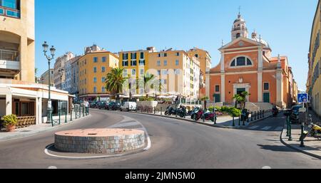 Kathedrale von Ajacio im Stadtzentrum, Korsika, Frankreich. Stockfoto