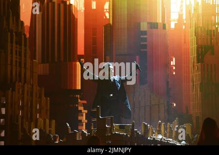 MIAMI GARDENS, FL - 06. AUGUST: The Weeknd tritt während der After Hours Til Dawn Global Stadium Tour am 6. August 2022 im Hard Rock Stadium in Miami Gardens, Florida, auf. Kredit: mpi04/MediaPunch Stockfoto