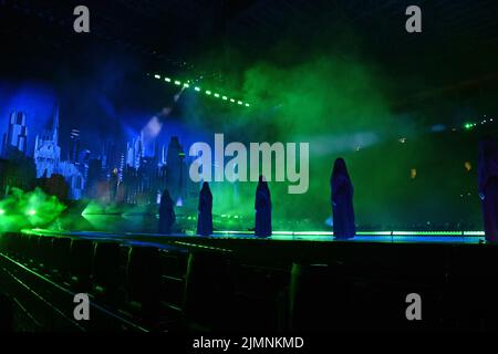 MIAMI GARDENS, FL - 06. AUGUST: The Weeknd tritt während der After Hours Til Dawn Global Stadium Tour am 6. August 2022 im Hard Rock Stadium in Miami Gardens, Florida, auf. Kredit: mpi04/MediaPunch Stockfoto