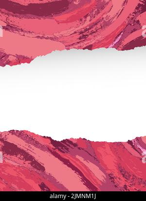 Abstrakt gemalte Hintergrund Vorlage oder Poster Design Stockfoto