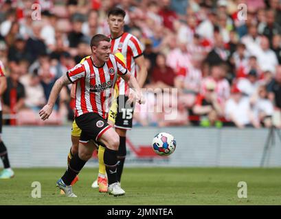 Sheffield, England, 6.. August 2022. John Fleck von Sheffield Utd beim Sky Bet Championship-Spiel in der Bramall Lane, Sheffield. Bildnachweis sollte lauten: Simon Bellis / Sportimage Stockfoto