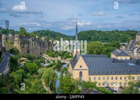 Sommer in Luxemburg Luxemburg Stockfoto