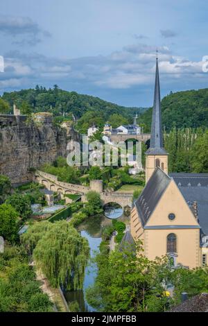 Sommer in Luxemburg Luxemburg Stockfoto