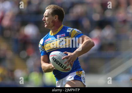 Leeds, Großbritannien. 07. August 2022. Headingley Stadium, Leeds, West Yorkshire, 7.. August 2022. Betfred Super League Leeds Rhinos gegen Salford Red Devils Brad Dwyer von Leeds Rhinos. Kredit: Touchlinepics/Alamy Live Nachrichten Stockfoto