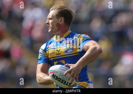 Leeds, Großbritannien. 07. August 2022. Headingley Stadium, Leeds, West Yorkshire, 7.. August 2022. Betfred Super League Leeds Rhinos gegen Salford Red Devils Brad Dwyer von Leeds Rhinos. Kredit: Touchlinepics/Alamy Live Nachrichten Stockfoto