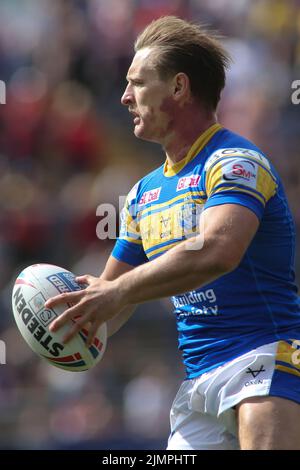 Leeds, Großbritannien. 07. August 2022. Headingley Stadium, Leeds, West Yorkshire, 7.. August 2022. Betfred Super League Leeds Rhinos gegen Salford Red Devils Brad Dwyer von Leeds Rhinos. Kredit: Touchlinepics/Alamy Live Nachrichten Stockfoto