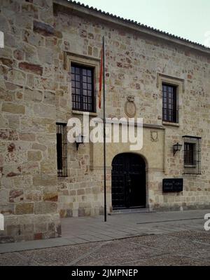 PARADOR NACIONAL DE ZAMORA - PALACIO RENACENTISTA DEL SIGLO XV SITUADO EN LA ANTIGUA ALCAZABA MUSULMANA. LAGE: PARADOR CASA DE ALBA. Zamora. SPANIEN. Stockfoto