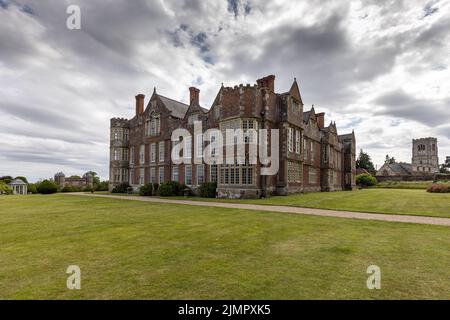 Burton Agnes Hall, ein herrliches elisabethanischen Herrenhaus aus dem 17.. Jahrhundert im East Riding of Yorkshire, England, Großbritannien Stockfoto