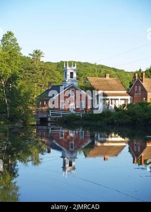 Harrisville, alte Mühlenstadt, New Hampshire Stockfoto