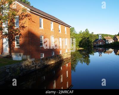 Harrisville, alte Mühlenstadt, New Hampshire Stockfoto