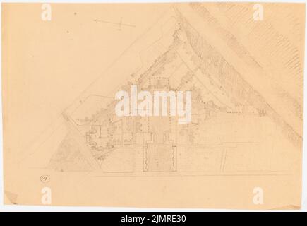 Jansen Hermann (1869-1945), Kleinsiedlung Friesland, Emden (15. Juli 1916): Abteilung 1: 1000. Leichter Bruch auf Papier, 49,8 x 72,2 cm (inklusive Scankanten) Jansen Hermann (1869-1945): Kleinsiedlung Friesland, Emden Stockfoto