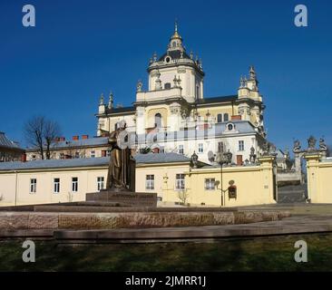 St. George Kathedrale in Lviv, Ukraine Stockfoto