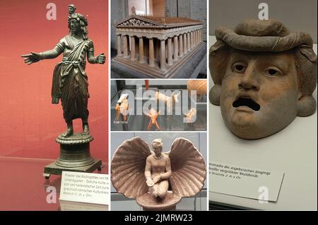 Die münchner Glyptothek ist ein prächtiges Museum, in dem seltene Werke der antiken Kunst ausgestellt sind Stockfoto