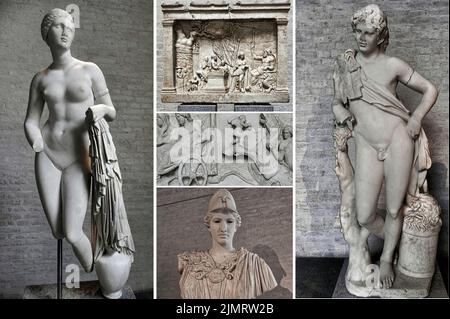 Die münchner Glyptothek ist ein prächtiges Museum, in dem seltene Werke der antiken Kunst ausgestellt sind Stockfoto