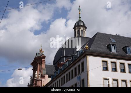 Stift Haus in WÃ¼rzburg Stockfoto