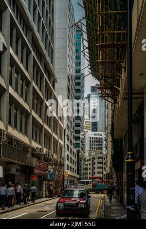 Bild des Hochhauses von Hong Kongs Stockfoto