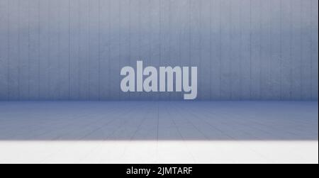 Industrial Loft-Stil Beton Zement quadratischen Fliesen Wand-und Boden Hintergrund. 3D Rendern Stockfoto