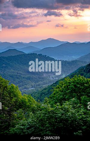 Wunderschöne Naturkulisse im maggie Valley Nord carolina Stockfoto