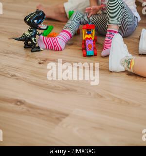 Kinderspielzimmer mit Spielzeug Stockfoto