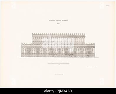 Hoffmann Ludwig (1852-1932), Königliche Oper in Berlin-Tiergarten (1913-1914): Noch nicht aufgenommen. Material/Technik N.N. aufgenommen, 46,1 x 60,6 cm (inklusive Scan-Kanten) Hoffmann Ludwig (1852-1932): Königliche Oper, Berlin-Tiergarten Stockfoto