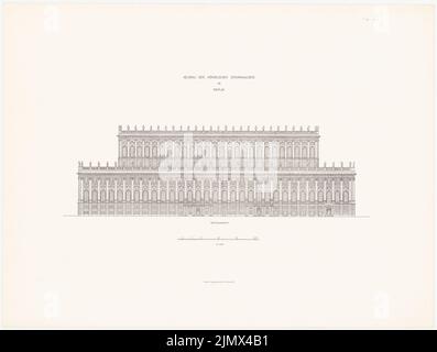 Hoffmann Ludwig (1852-1932), Königliche Oper in Berlin-Tiergarten (1913-1914): Noch nicht aufgenommen. Material/Technologie N.N. Aufgenommen, 45,9 x 60,6 cm (inklusive Scan-Kanten) Hoffmann Ludwig (1852-1932): Königliche Oper, Berlin-Tiergarten Stockfoto